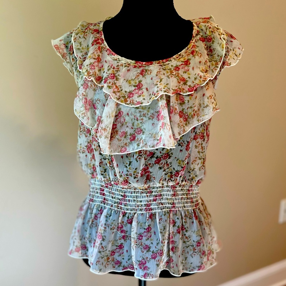 Floral Fairycore top